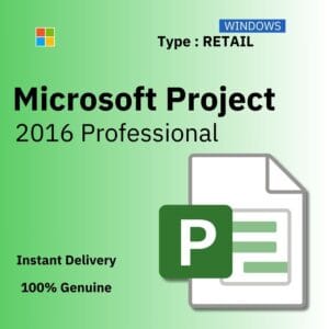 Official box art for the RETAIL version of Project 2016 Pro. A transferable, genuine lifetime license key from Delta Keys India.
