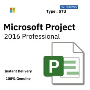 Box art for Microsoft Project 2016 Professional. Instant delivery of a lifetime single-use license key from Delta Keys India.
