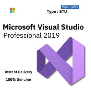 Official box art for Microsoft Visual Studio 2019 Professional. Instant delivery of a lifetime single-use license key from Delta Keys India.